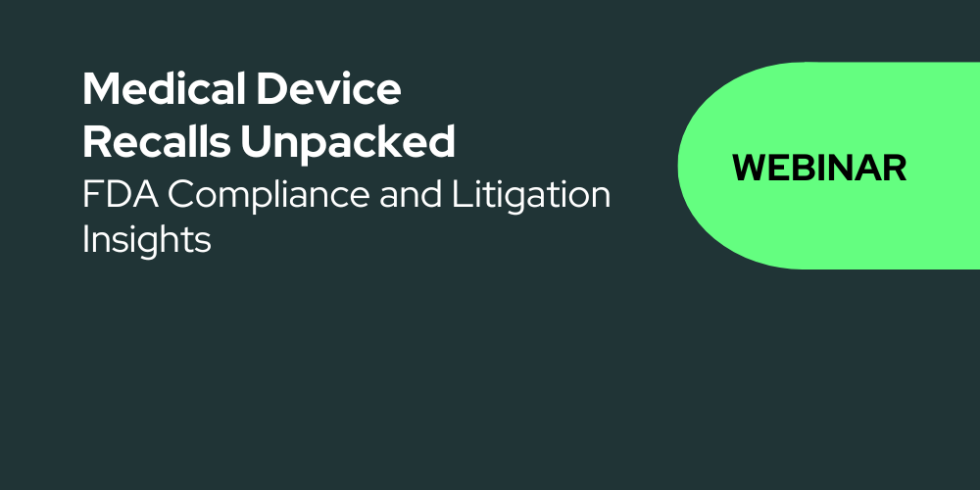Med Device Webinar Banner