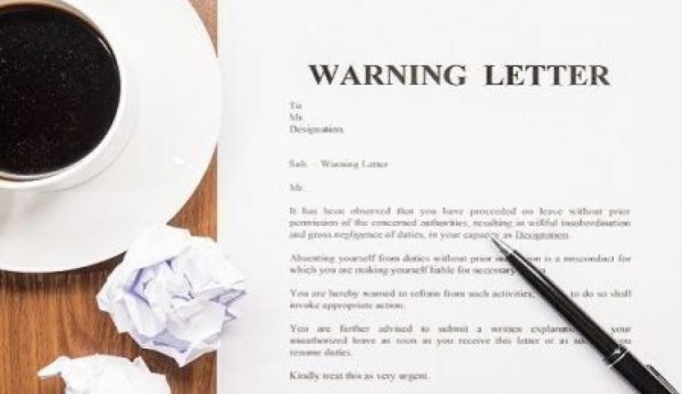 Warning Letter 450x300